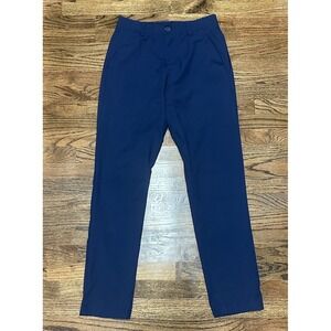 Under Armour Heatgear Slim Performance Golf Active Pants Navy Blue Sz 30x34